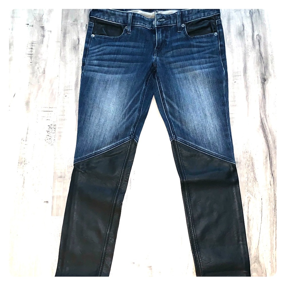 Express legging jeans stretch low rise